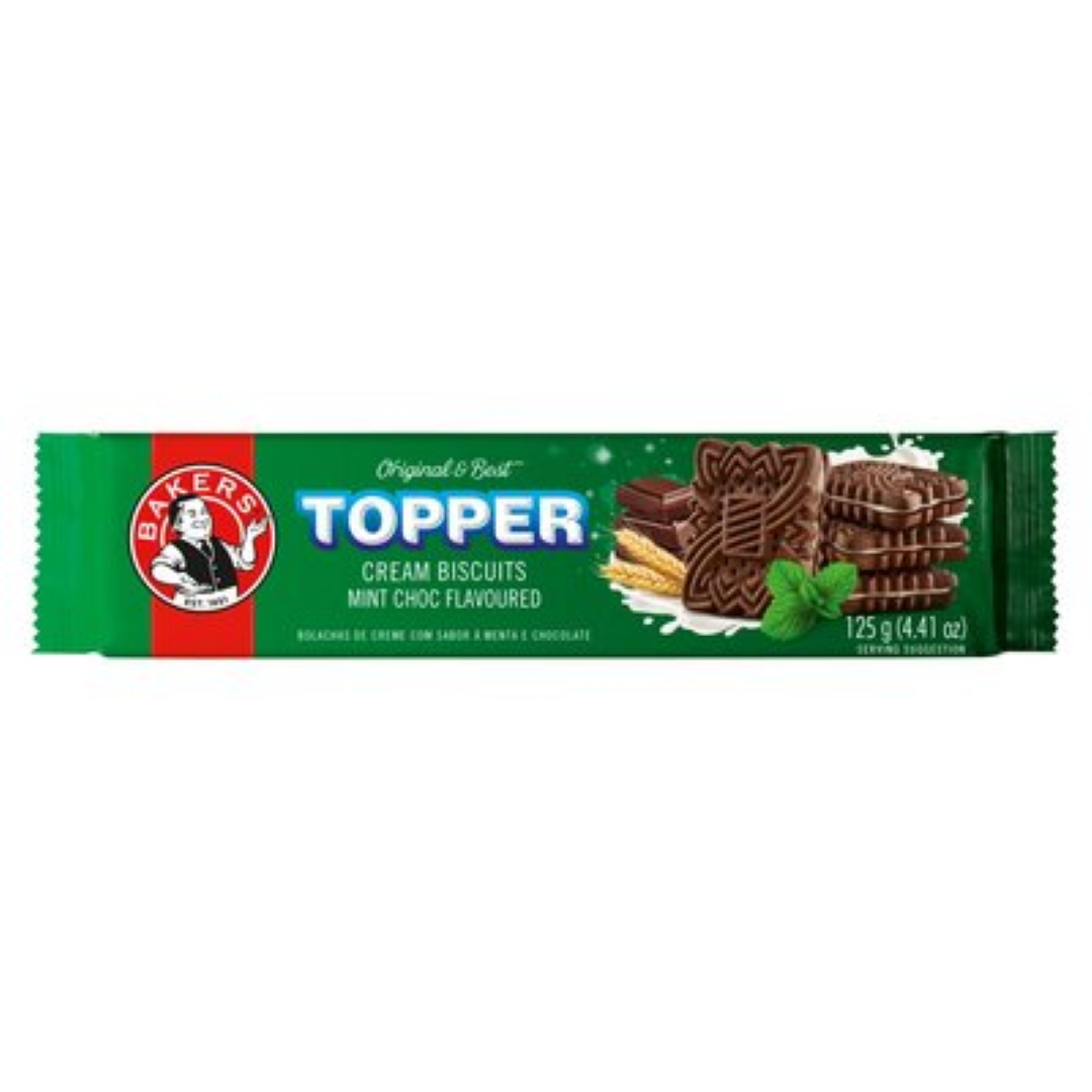 BAKERS TOPPER CHOC MINT 125G